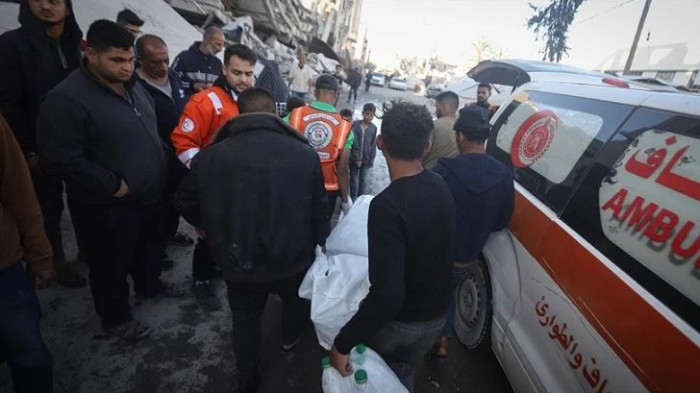 গাজায় ইসরায়েলি বিমান হামলায় ৫৬ ফিলিস্তিনি নিহত