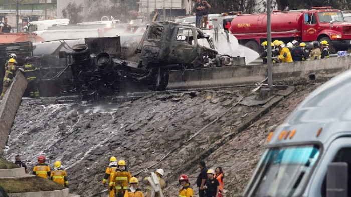 মেক্সিকোতে গ্যাসবাহী ট্যাংকার বিস্ফোরণ, নিহত ২৫