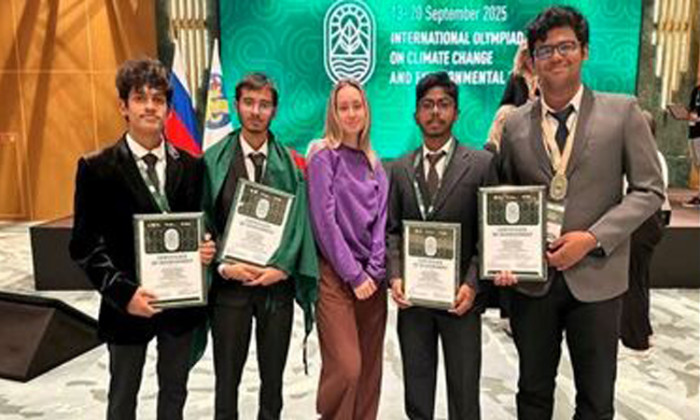 রাশিয়ায় জলবায়ু সংক্রান্ত আন্তর্জাতিক অলিম্পিয়াডে তাসিন মোহাম্মাদের স্বর্ণপদক জয়