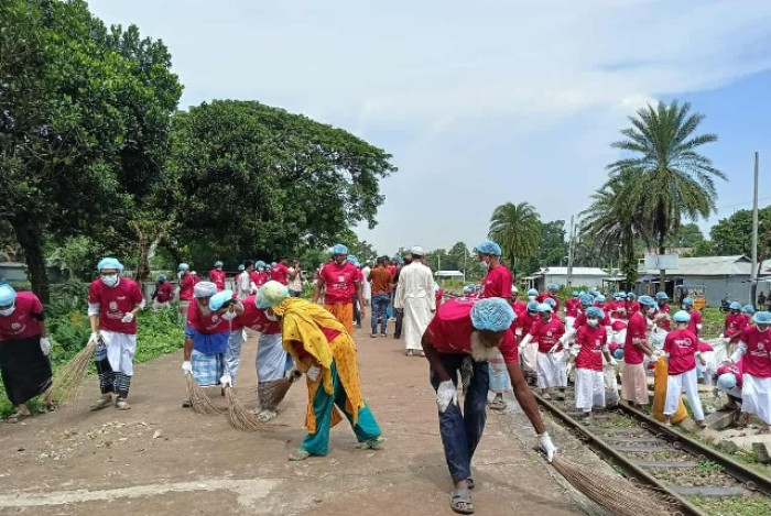 শ্রীপুর পৌর শহর পরিষ্কার-পরিচ্ছন্নতা অভিযান