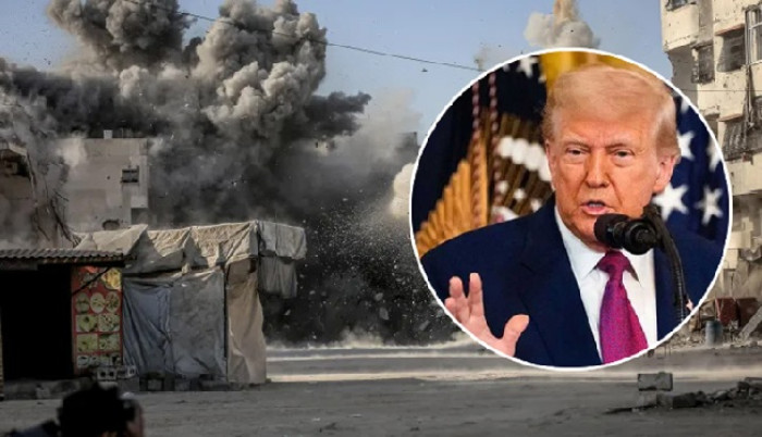 ইসরায়েলকে গাজায় বোমাবর্ষণ বন্ধের আহ্বান ট্রাম্পের