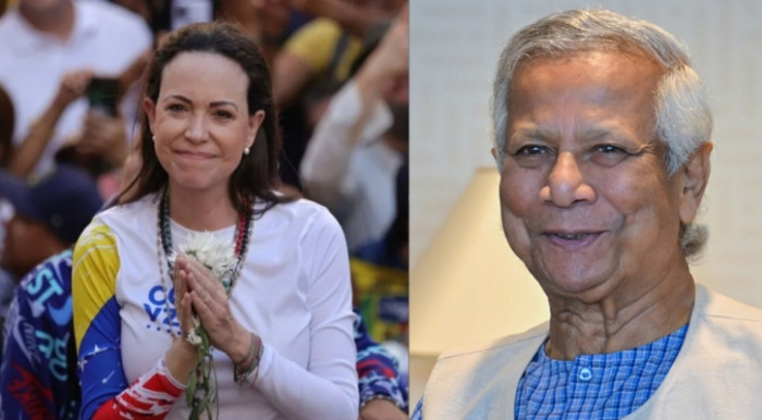 নোবেলজয়ী মাচাদোকে প্রধান উপদেষ্টার অভিনন্দন