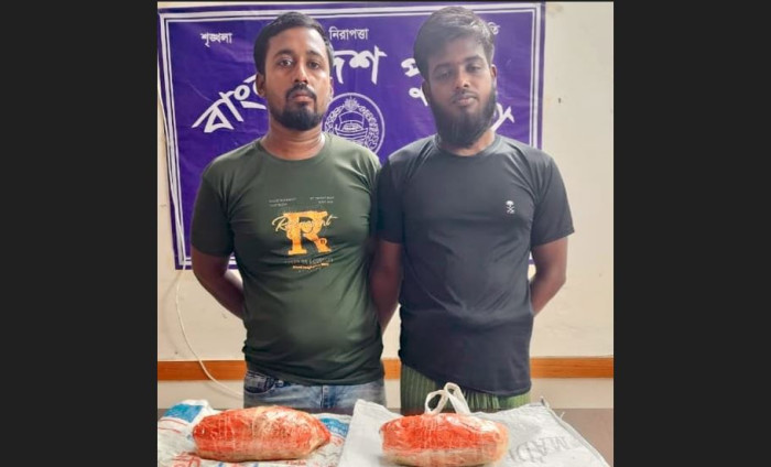 জীবননগরে এক কেজি গাঁজাসহ গ্রেফতার ২