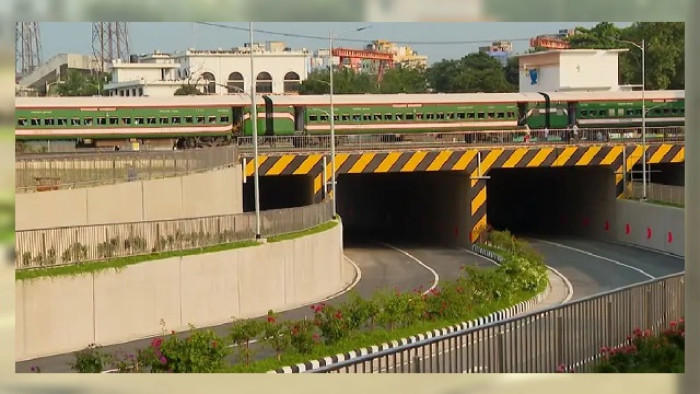 চালু হলো রাজধানীর টিটিপাড়া রেলওয়ে আন্ডারপাস