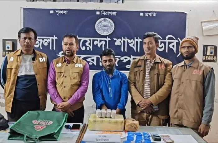 পিরোজপুরে ডিবির অভিযানে ৬০ হাজার পিস ইয়াবা উদ্ধার, গ্রেফতার ১