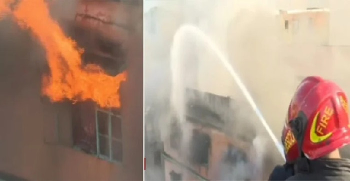 চট্টগ্রামে কম্বলের গোডাউনে ভয়াবহ আগুন