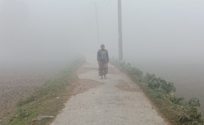 কুড়িগ্রামে শীতের তীব্রতায় জনজীবনে ভোগান্তি