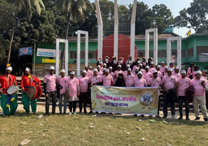 জমকালো আয়োজনে সাতক্ষীরা নিউ মার্কেট ক্লাবের আত্মপ্রকাশ