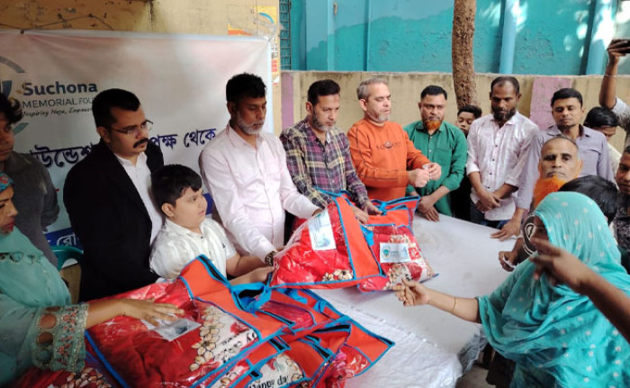 শীতার্তদের পাশে সূচনা মেমোরিয়াল ফাউন্ডেশন