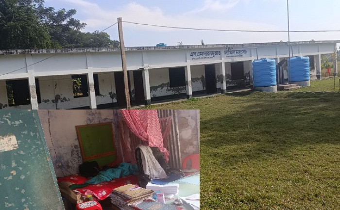 পিরোজপুরে মাদ্রাসার লাইব্রেরি এখন সুপারের থাকার ঘর!