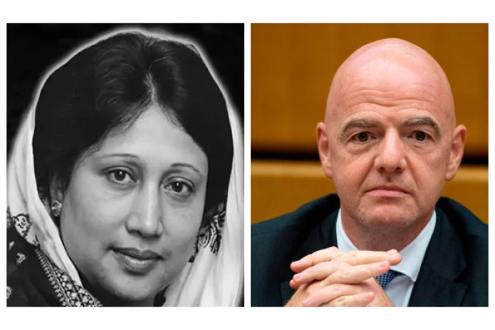 বেগম খালেদা জিয়ার মৃত্যুতে ফিফা সভাপতির শোক