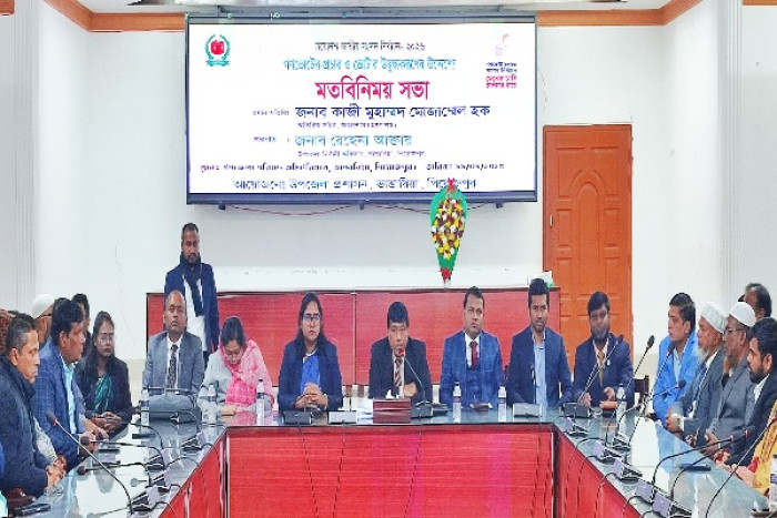 ভাণ্ডারিয়ায় গণভোটের প্রচারে মতবিনিময় সভা অনুষ্ঠিত