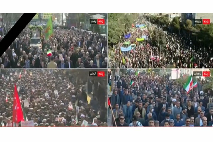  এবার সরকারের পক্ষে ইরানের রাস্তায় লাখো মানুষ